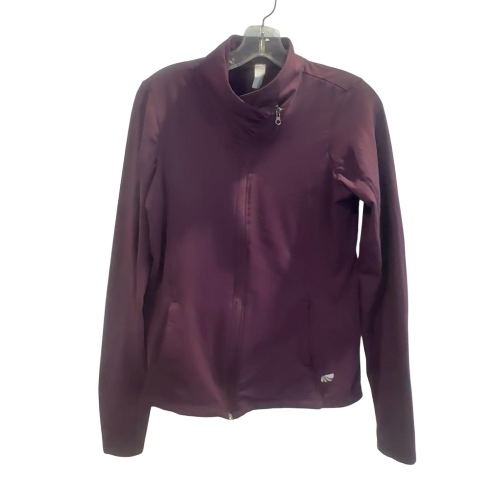 MARIKA Slim fit purple active athletic jacket women’s running coat size Medium